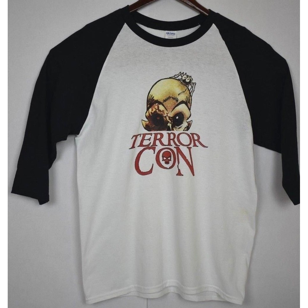 Skull Gildan Mens Terror Con Size Medium - Picture 2 of 8